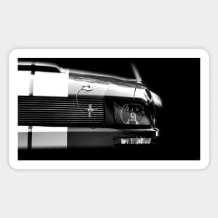 High Contrast Mustang Magnet